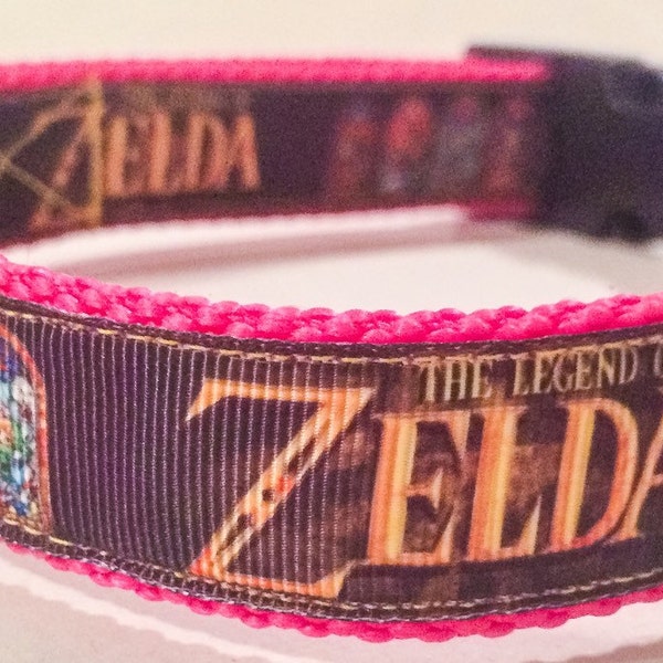 The Legend of Zelda inspired dog collar