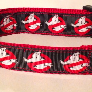 Ghost busters dog collar