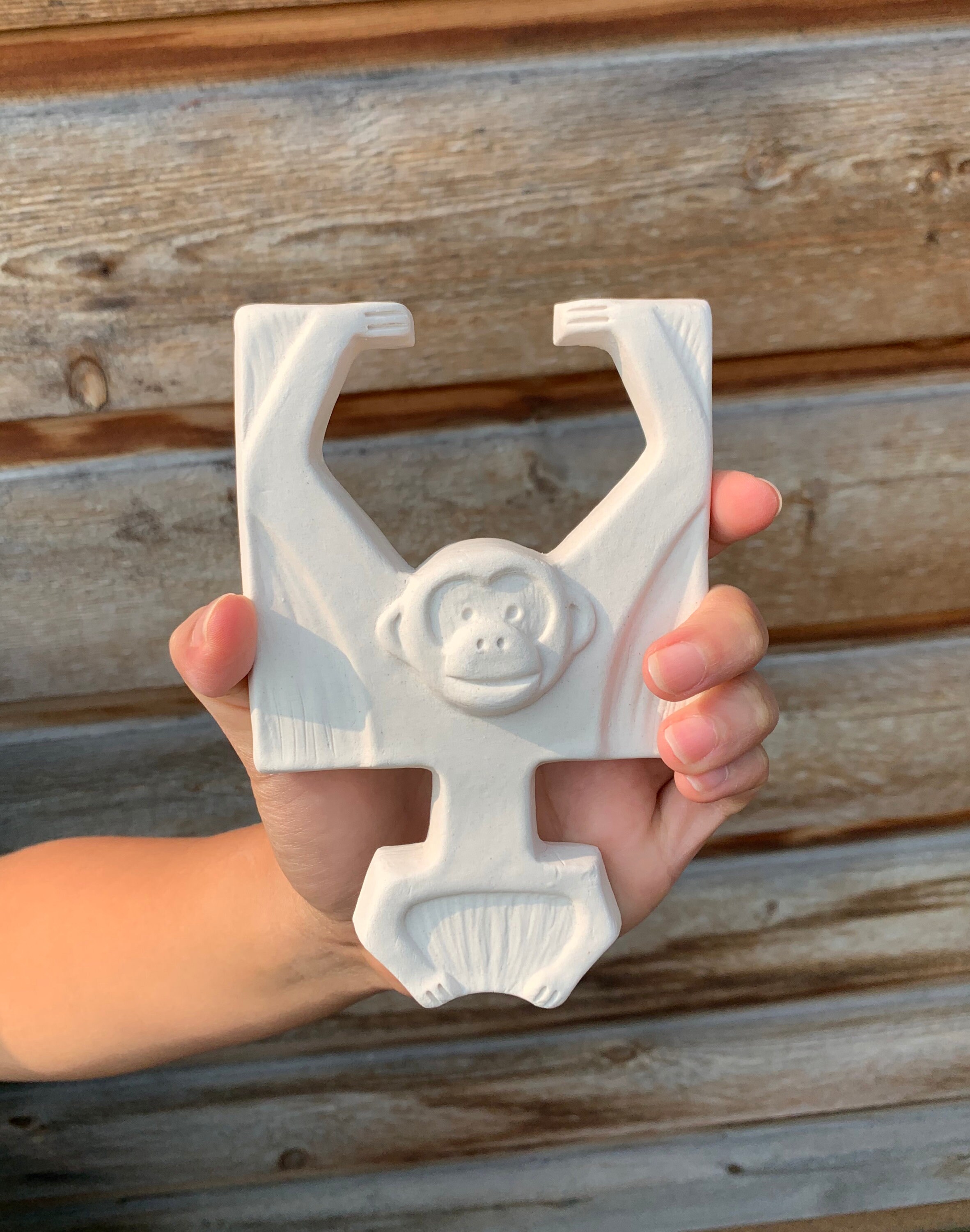 Monkey Ceramic Tile / Handmade Monkey Tile / Monkey Backsplash Etsy