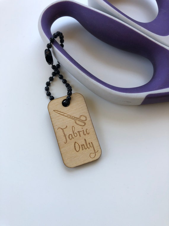 Fabric Only Fabric Scissors Tag