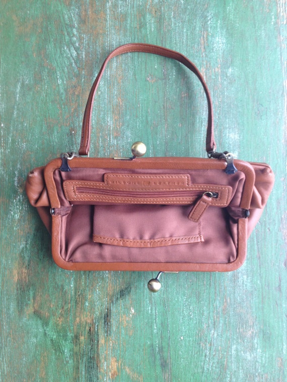 rust vegan leather vintage purse - image 2