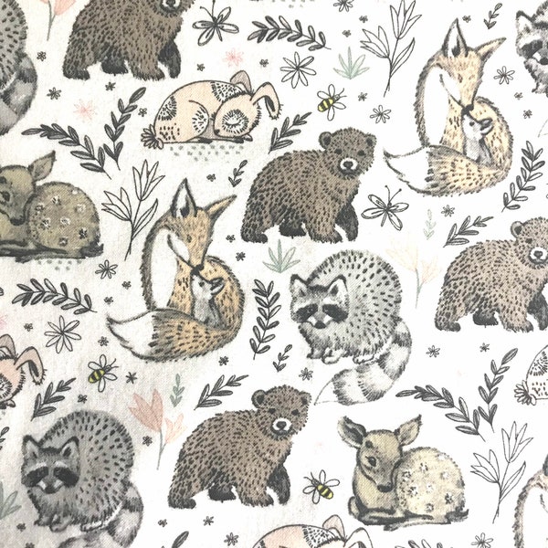 Woodland Nursery Fabric Etsy