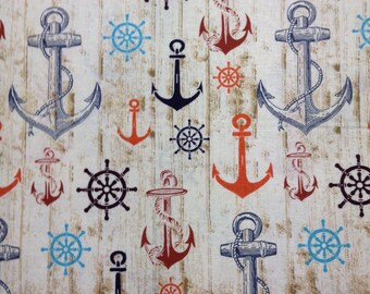 One Half Yard of Fabric - Anchors