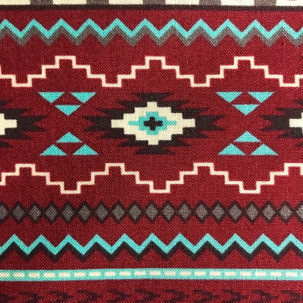 Fabric By The Half Yard - Southwest Stripe, Aztec Design, Aztec Fabric, Southwestern Fabric