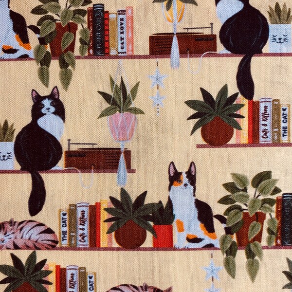 Cat Fabric Etsy