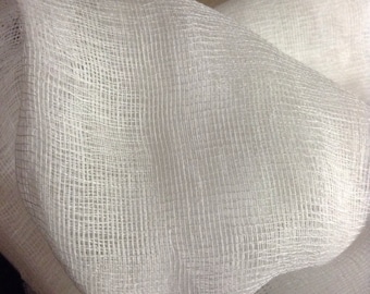 Cheesecloth, 36 Inches x 6 Yards Folded, White, Grade 10 for Canning, Baking, Crafting, Staining, Halloween, Mummy Wrap, Christmas Crafts