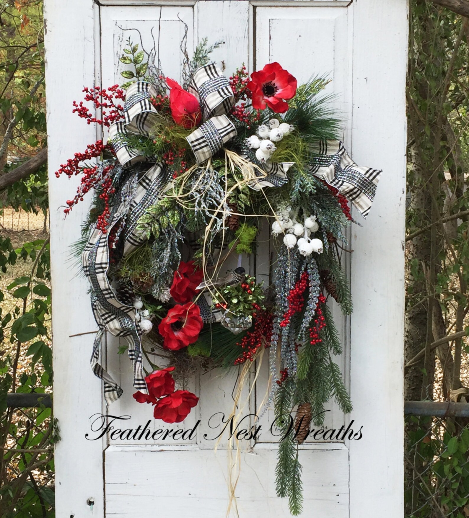 Elegant Christmas Wreath Christmas Wreath for Front Door | Etsy