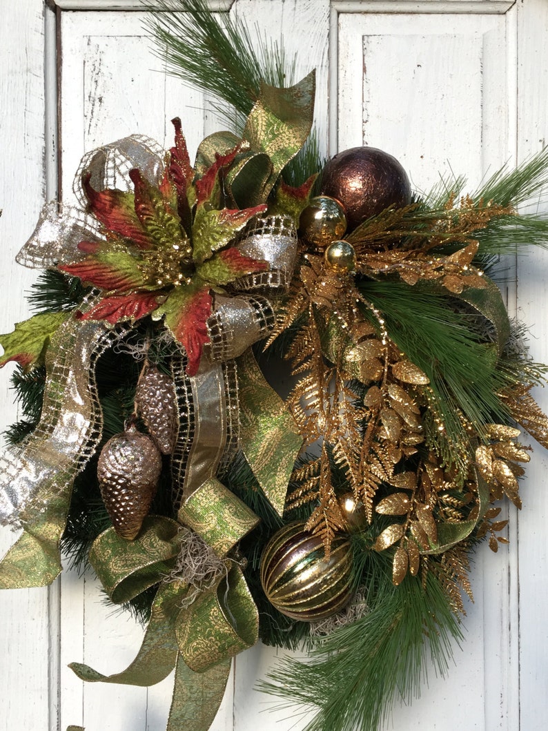 Christmas Wreath for Front Door Christmas Wreath Christmas Etsy