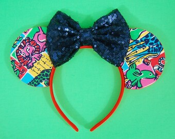 LP Sequin Bow Ears