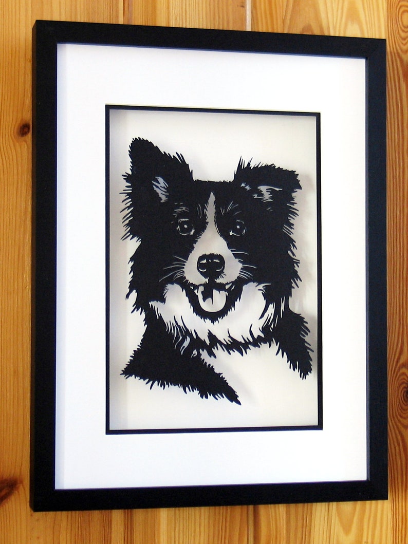 Download Border Collie Template SVG File Collie Design Cricut | Etsy
