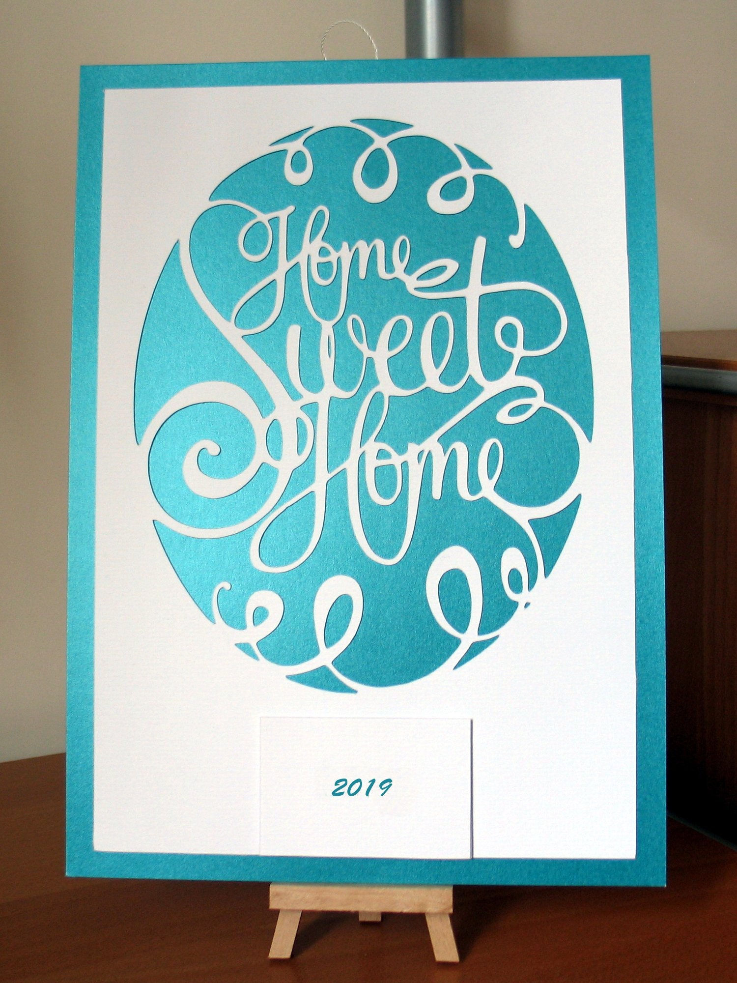 Download Home Sweet Home Papercut Template SVG Calendar Design Wall ...