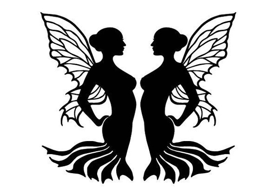 Download Gemini Papercut Template Clip Art SVG Cutting Files Twins ...