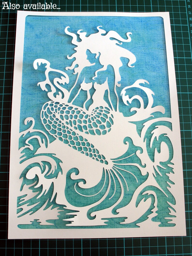 Download Peacock Papercut Template SVG Paper Cut Template | Etsy