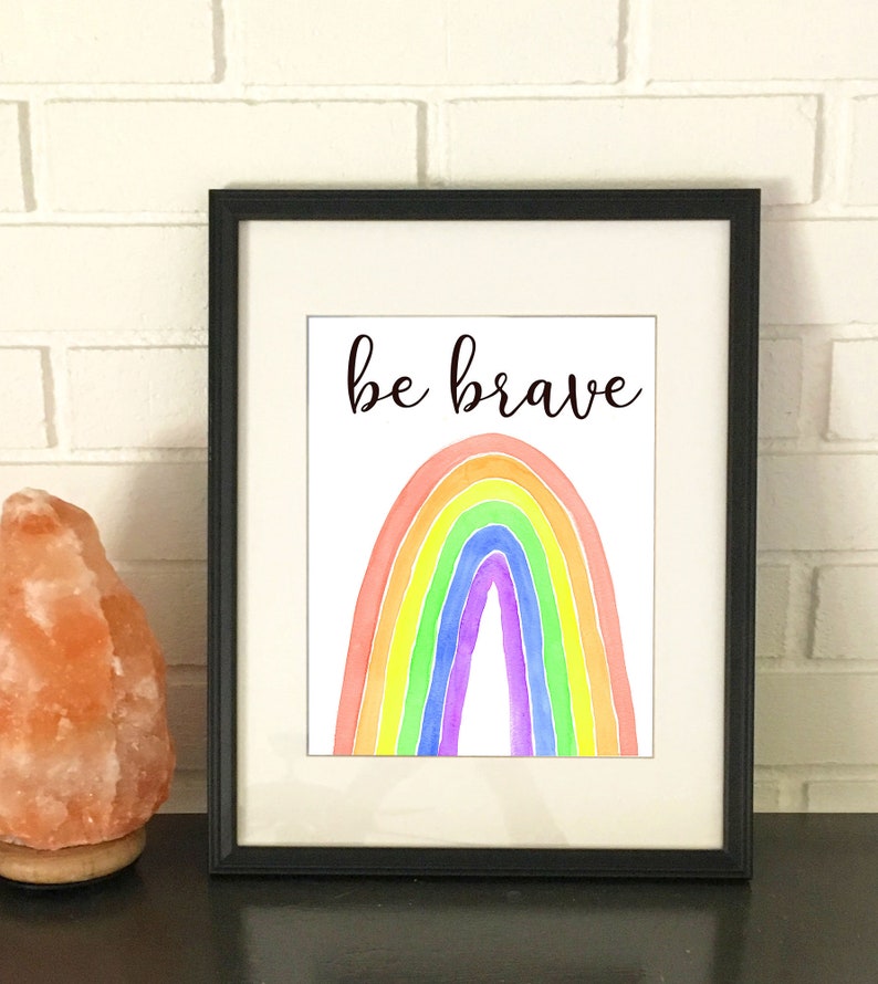 rainbow quote nursery decor rainbow print kids room quote etsy