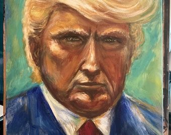 Donald Trump, President ,Original Painting 16x20