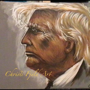 Donald Trump, President ,Original Painting 16x20