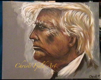 Donald Trump, President ,Original Painting 16x20
