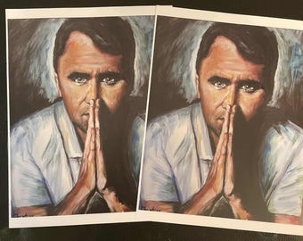 Charlie Kirk Portrait Print, Signed Art (Set of 2)