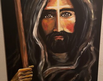 Jesus Christ. Original painting on canvas 30x24