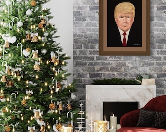 President Donald Trump Art Prints, from my Original Painting (8.5x11)