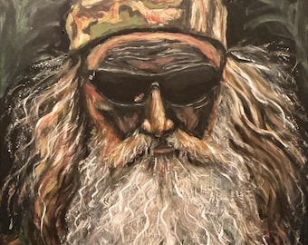Duck Commander,Phil Robertson 20x24 Original painting