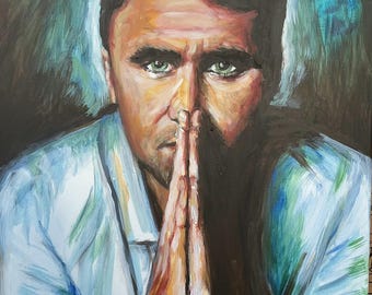 Charlie Kirk , Turning Point, MAGA ,Original Painting 20x24