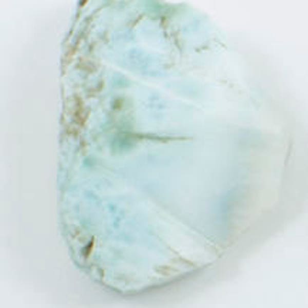 Larimar Rough Slab, 12.02g, Small Larimar Slab, Blue Pectolite,  Dolphin Stone