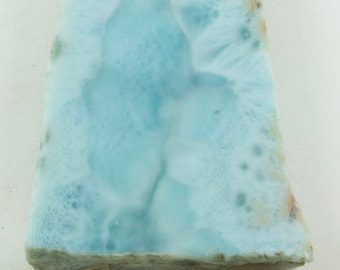 ラリマー スラブ 原石、52g、ラリマー スラブ 原石、ブルー