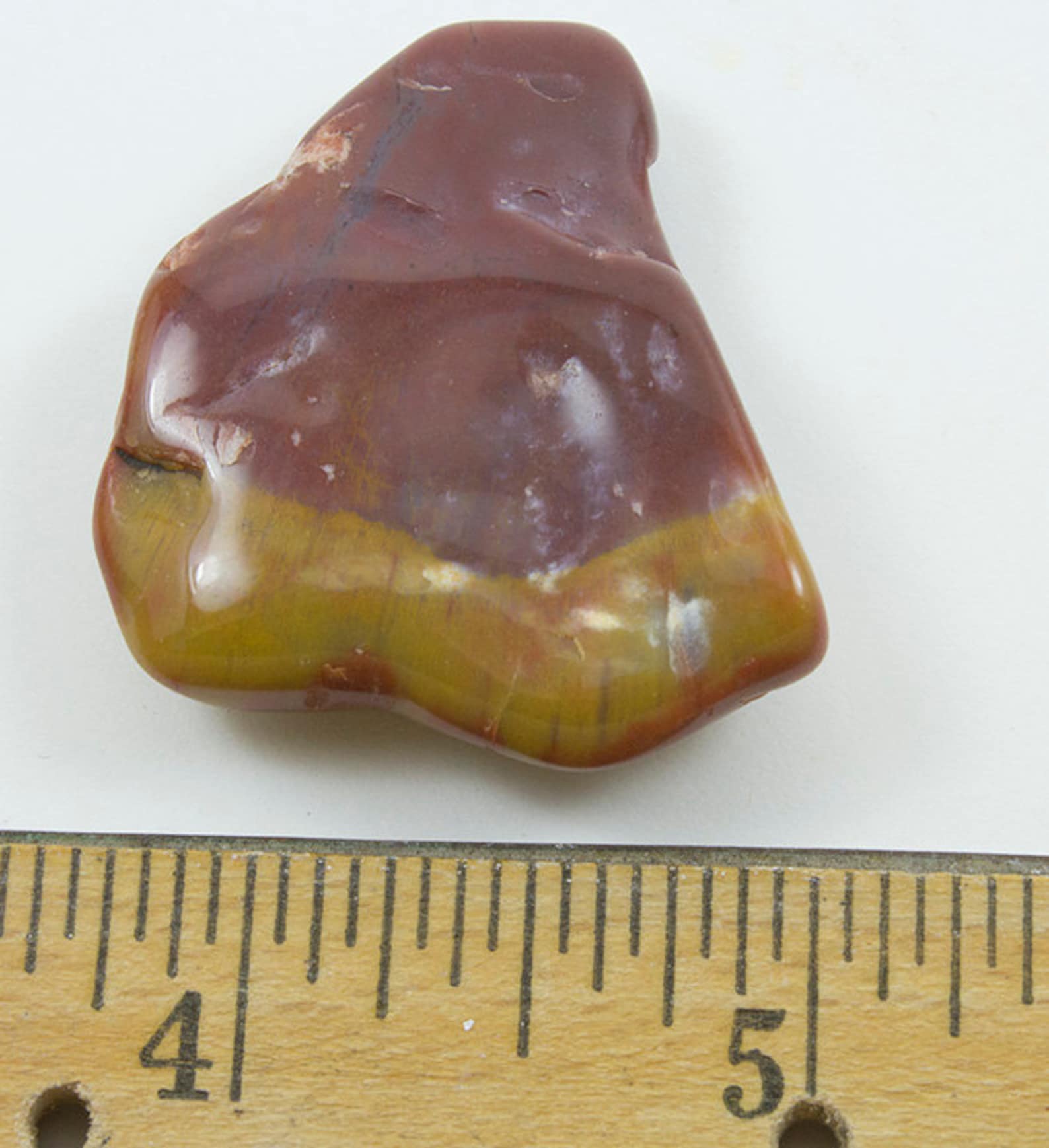 Polished Jasper Rough Cabochon Slab, Red and Yellow Jasper, 1.25 X 1.25 ...
