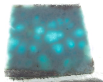 Larimar Slab Rough, 57g, Rough Larimar Slab, Blue Pectolite,  Dolphin Stone, 2 x 1.75 x 5/16 " (51  x 44 x 8 mm)