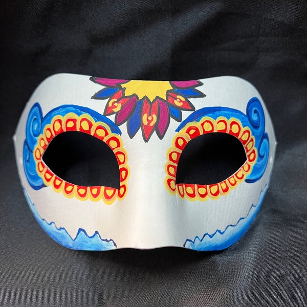 007 Spectre-Style Hand-Painted Custom Dia De Los Muertos - Day of the Dead Mask