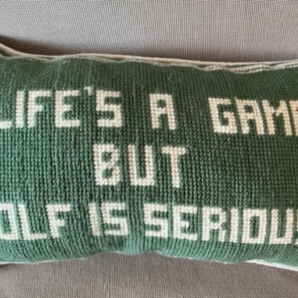 Golf Pillow Etsy