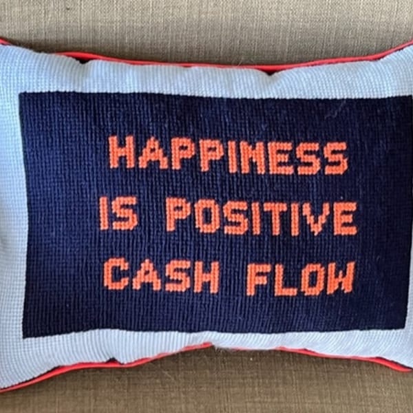 Needlepoint Pillow Etsy