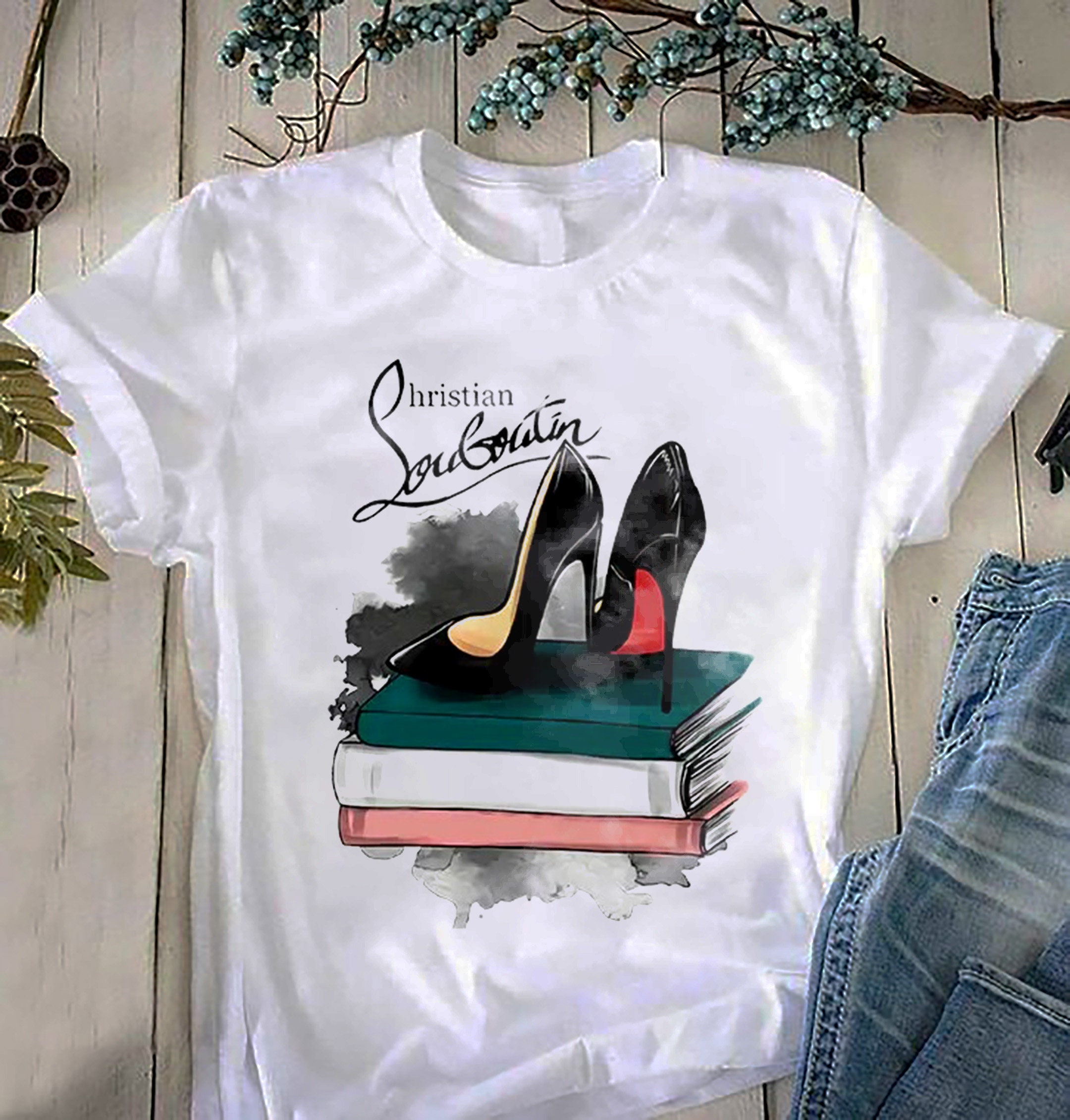 Louboutin T Shirt Etsy Singapore