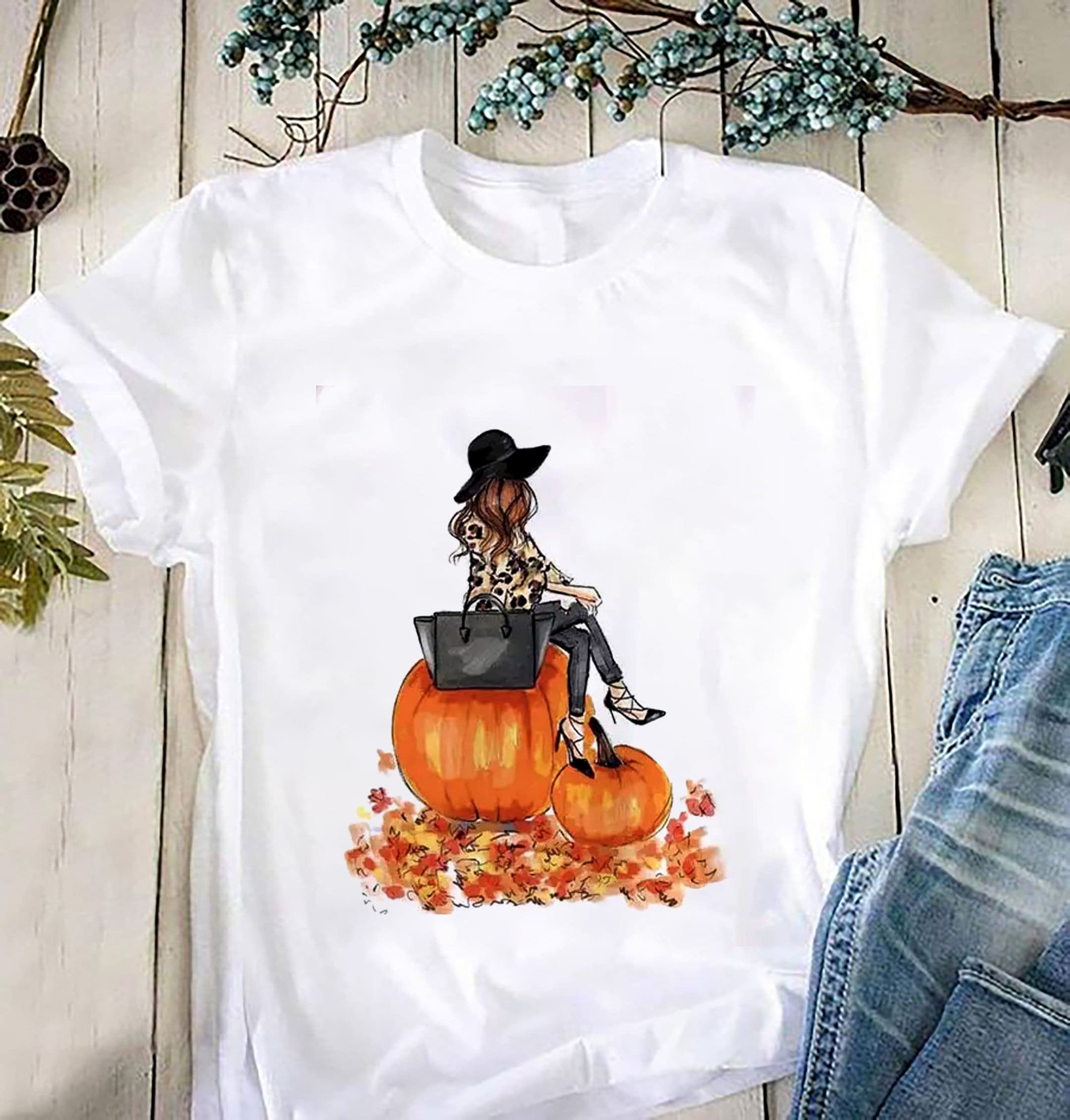 louis vuitton pumpkin black t shirt
