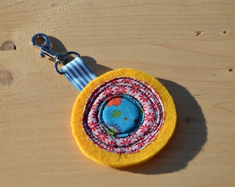 Taschenbaumler pocket ring keychain large colorful