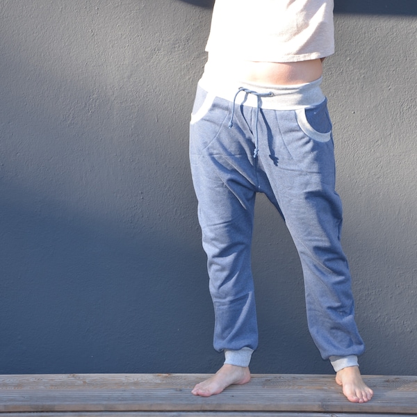 Sweatpants Bio Sweat mottled blue boyfriend size 36