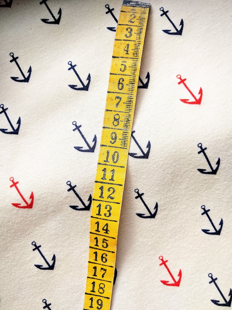 24.90 EURmeter 0.5 m bio jersey interlock white armature anchors Aweigh birch fabrics
