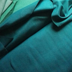 0.5 m Birch Organic Jersey Interlock uni teal petrol (24.90 EUR / meter)