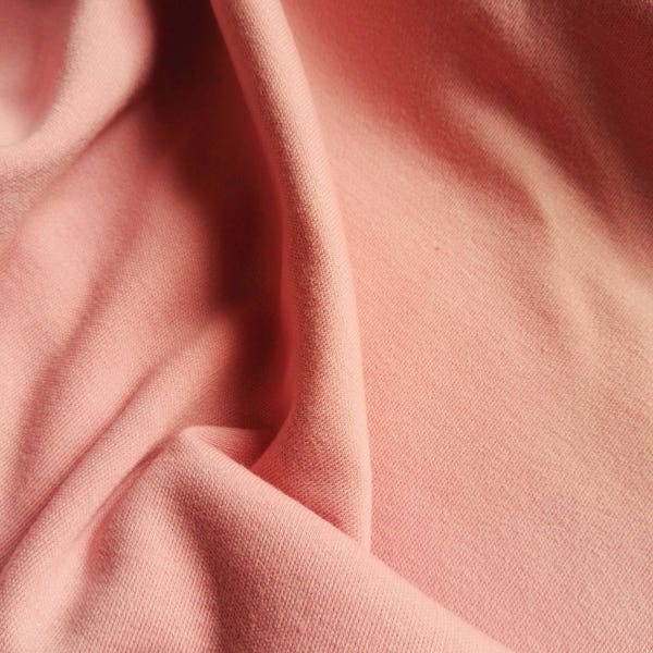 0.5 m Birch Organic Jersey Interlock uni pink pink (24.90 EUR / meter)