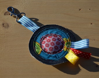 Taschenbaumler pocket ring keychain large colorful