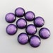 10 x 12mm Metallic Purple and Black Resin Flat Back Cabochons DIY jewellery