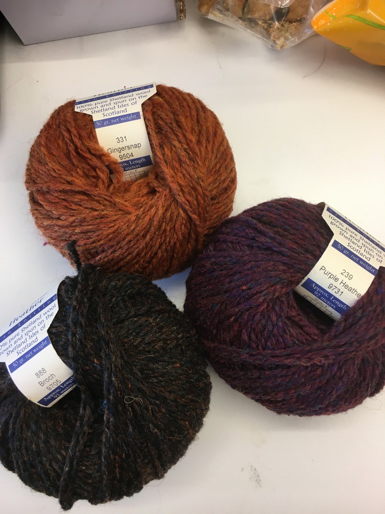 Jamiesons of Shetland Heather Yarn Etsy Ireland