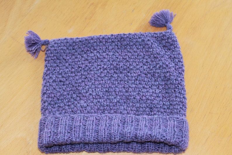 Tassel Hat Knitting Pattern PDF Multiple Size From Child to Etsy UK