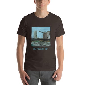 Short-Sleeve Unisex T-Shirt - Grain Elevator of Buffalo NY