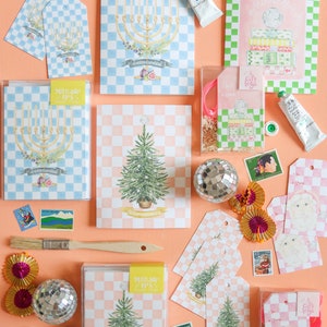 cartões de Natal em aquarela, cartões de Natal, diversos cartões de Natal, conjunto de cartões de Natal, conjunto de cartões de Natal, pacote de cartões