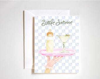Bottle Service Baby Card