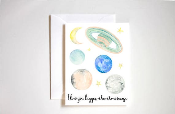I Love You In Every Universe Card