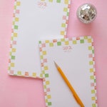 Checkered Stationery