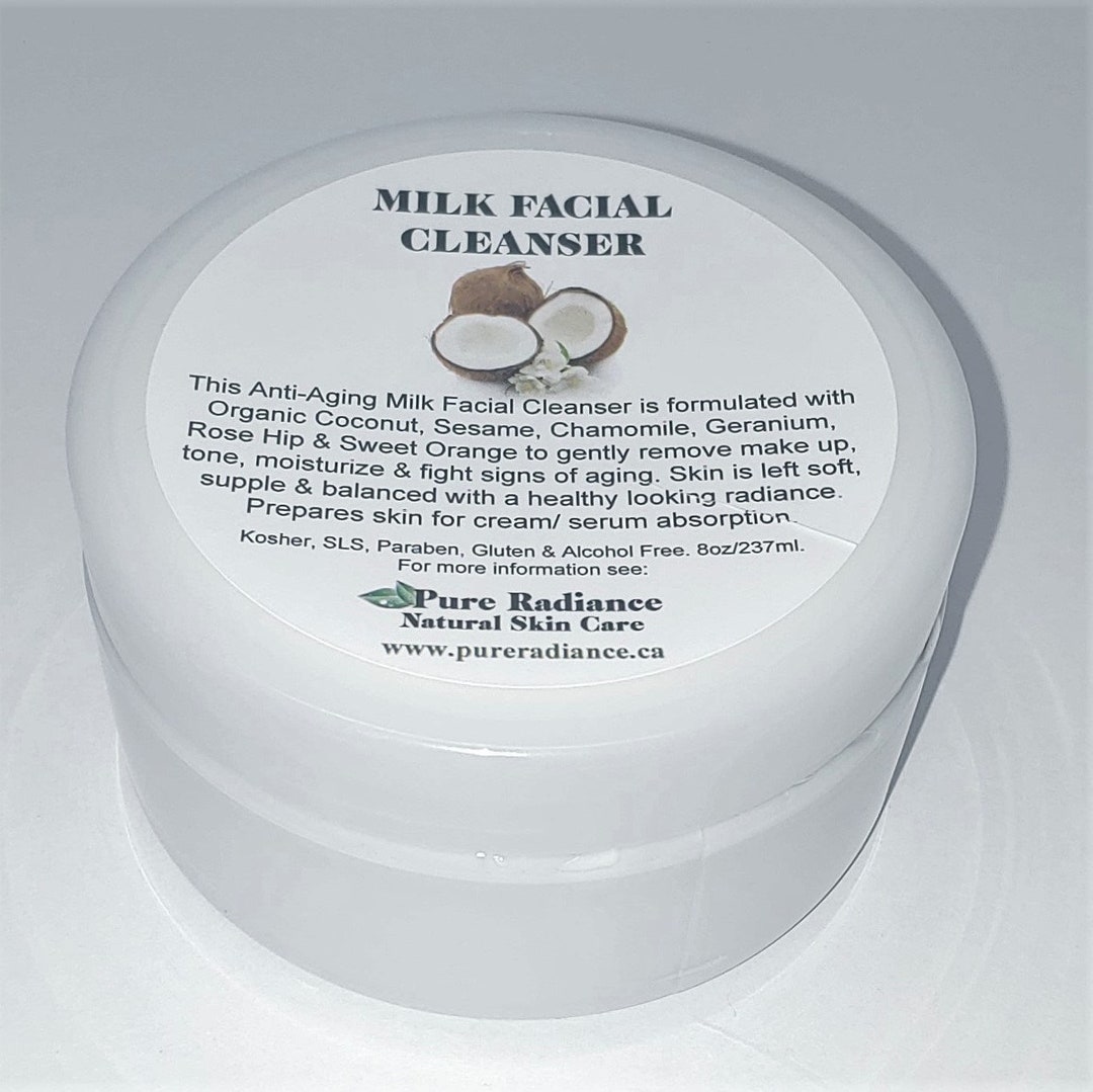 Pure Radiance Coconut Milk Facial Cleanser Organic Face Etsy